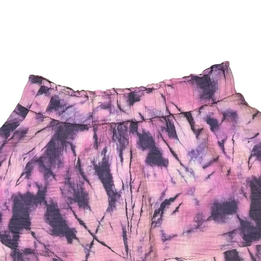 Show Me Your Mumu Aiden Mini Skirt in Purple Tie Dye Size M
